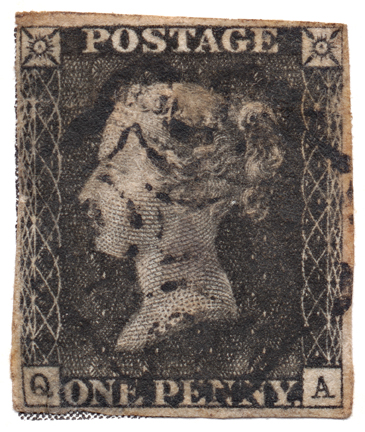 Penny-black-stamp-great-britain-circa-1840 copy