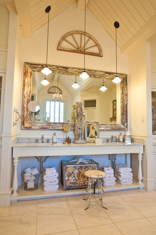 The vanity area The vanity area