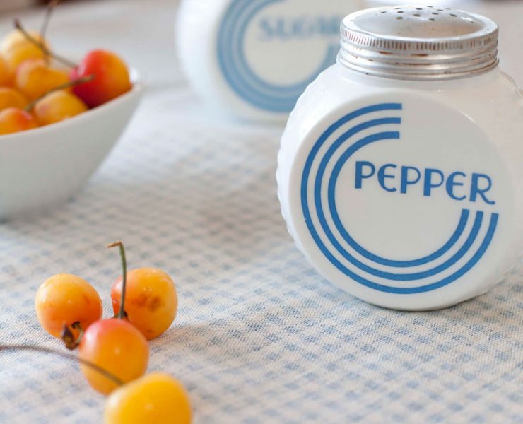 Art Deco salt and pepper shakers