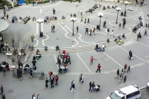 public park where you can be shopping safely online