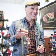 Bob Richter Sharing his flea market finds