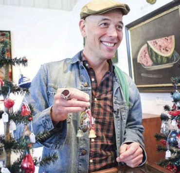 Bob Richter Sharing his flea market finds