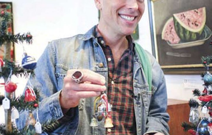 Bob Richter Sharing his flea market finds