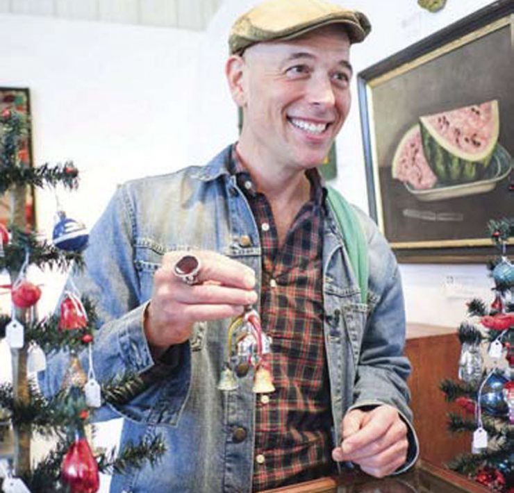 Bob Richter Sharing his flea market finds
