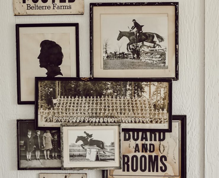 gallery with old photos