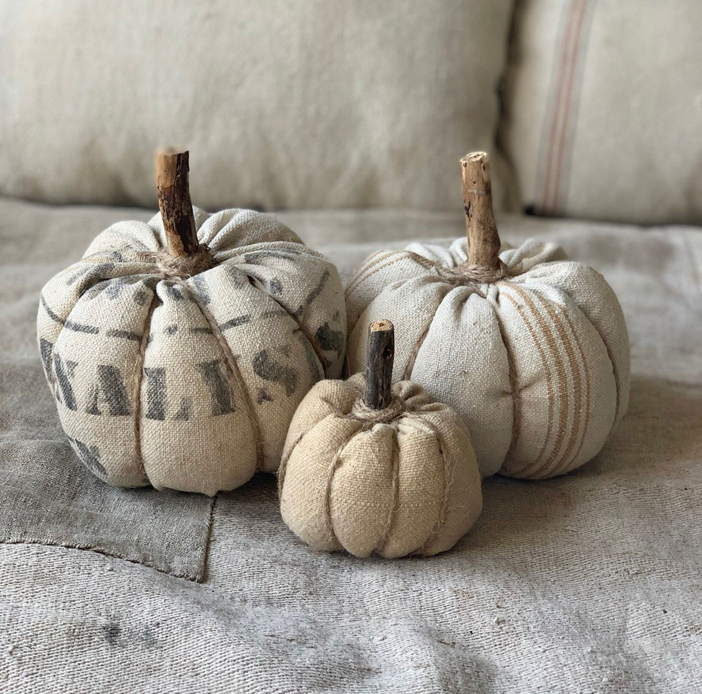 Faux Pumpkins for Fall - Flea Market Finds: Home and Garden Decorating ...
