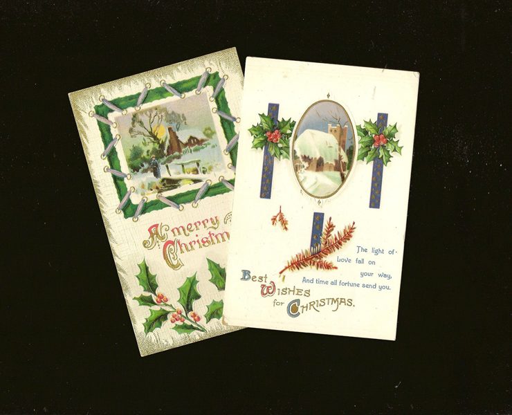 Decorate with Antique Holiday Postcards - Flea Market Finds: Home and ...